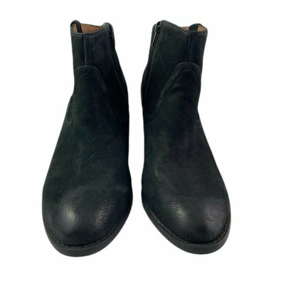 VIONIC Upright Windom Suede Boots Orthaheel Western Style Heel Booties 6.5 W - Picture 3 of 6